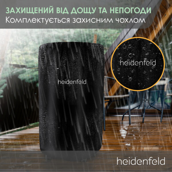 Напольный газовый обогреватель Heidenfeld Blueflame GH110 Бытовым пользователям gazballon.com.ua