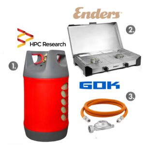 Набор: плита Enders Brisbane 2 с термодатчиками + баллон HPCR 24,5л Набор: плита Enders Brisbane 2 с термодатчиками + баллон HPCR 24,5л