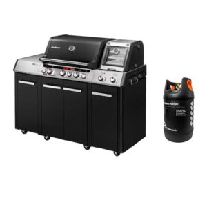 Комплект: газовий гриль Enders UNIQ® PRO 3 IKO KITCHEN Cruster® + газовий балон 24,5 з відсікачем Комплект: газовий гриль Enders UNIQ® PRO 3 IKO KITCHEN Cruster® + газовий балон 24,5 з відсікачем
